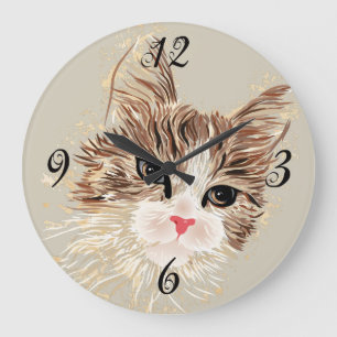 Kitty Cat Wall Clock