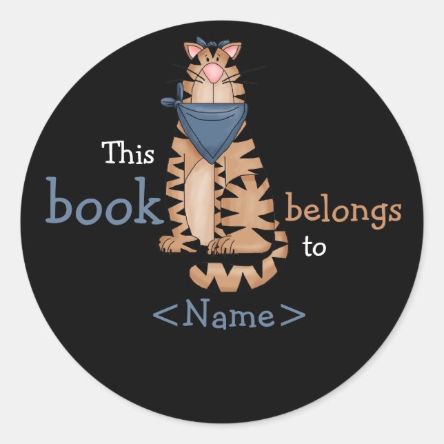 Kitty Cats Book Sticker (Front)