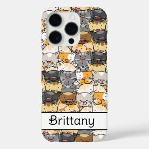 Kitty Cats Personalised iPhone 16 Pro Case