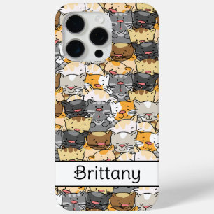 Kitty Cats Personalised iPhone 15 Pro Max Case