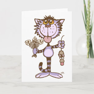 Kitty Cat's Show of Love greeting card