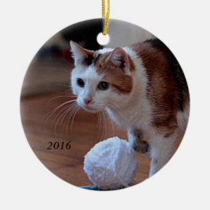 Kitty Ceramic Tree Decoration