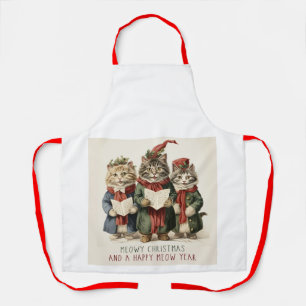 Kitty Christmas Apron