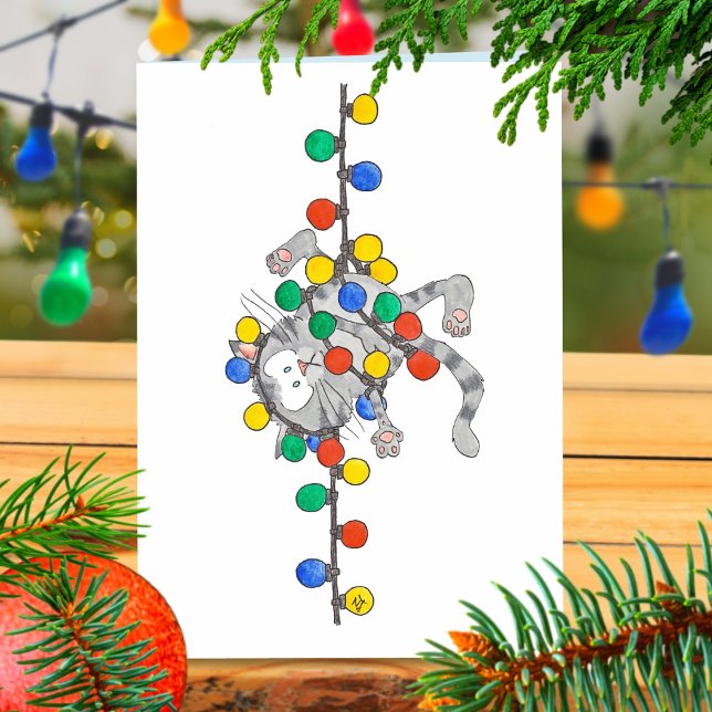 KITTY CHRISTMAS greeting card by Nicole Janes (Creator Uploaded)