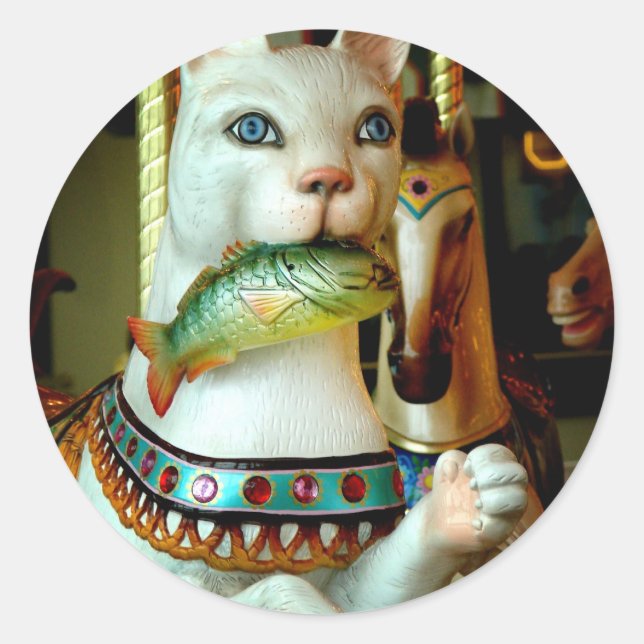 Kitty Classic Round Sticker (Front)