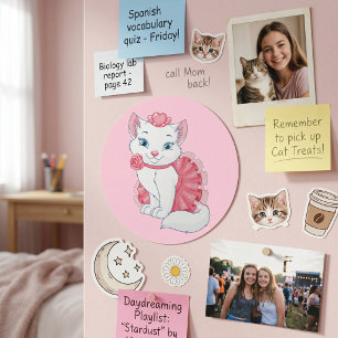 Kitty Classic Round Sticker