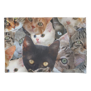 Kitty Collage Pillowcase