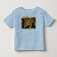 Kitty "COOL CAT" Toddlers Ringer T-Shirt