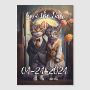 Kitty Couple - Save The Date, Customisable