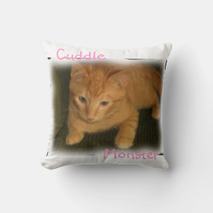 Kitty 'Cuddle Monster' Pillow