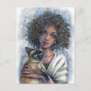 Kitty Cuddles Postcard