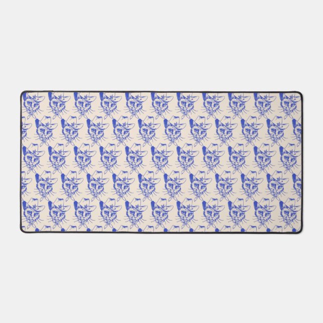 Kitty Desk Mat (Front)