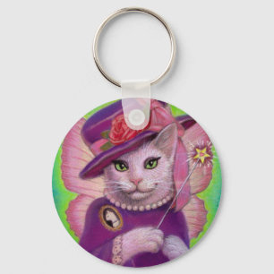 Kitty Fairy Godmother Key Ring