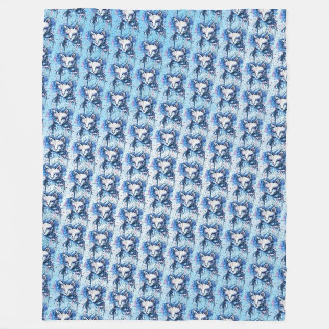 Kitty Fleece Blanket (Front)
