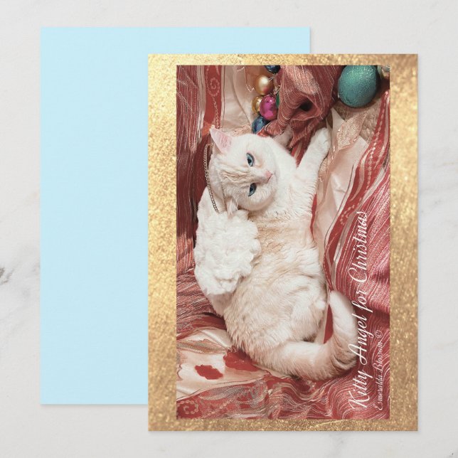 Kitty for Christmas Announcement (Front/Back)