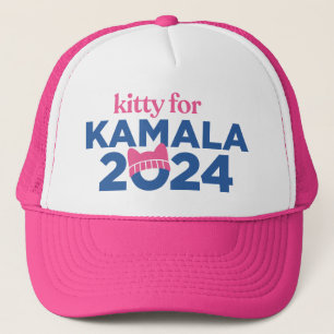 Kitty for Kamala Trucker Hat