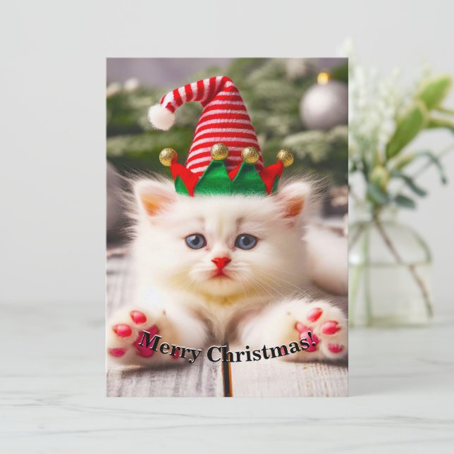 Kitty Happy Furbaby Holiday Christmas  (Standing Front)