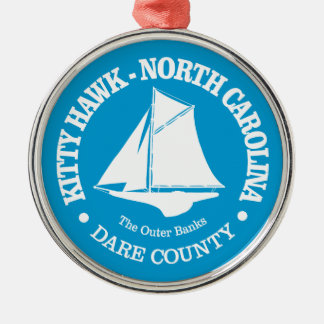 Kitty Hawk (sloop) Metal Ornament
