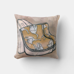 Kitty Heels 2 Sided Pillow