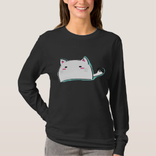 Kitty Illustration Cute Cat Adorable T-Shirt