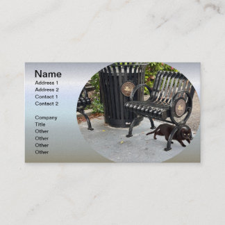 Kitty in The Park Business Card