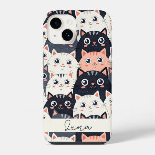 Kitty Kat Kaleidoscope iPhone 14 Case