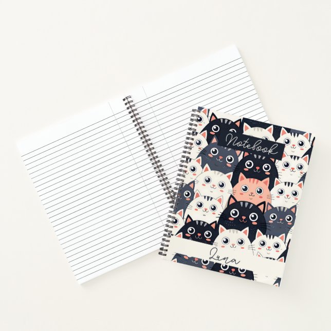 Kitty Kat Kaleidoscope Notebook (Inside)