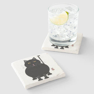 Kitty Kat Stone Coaster