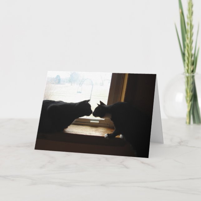 Kitty Kiss Note card (Front)