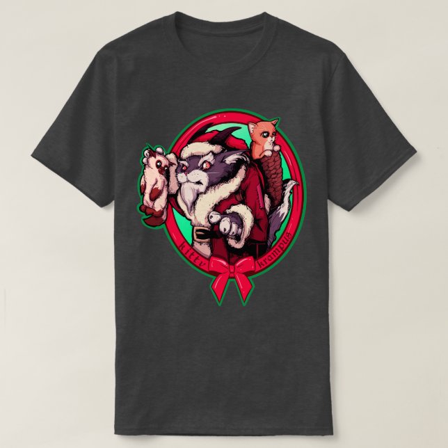 Kitty Krampus T-Shirt (Design Front)