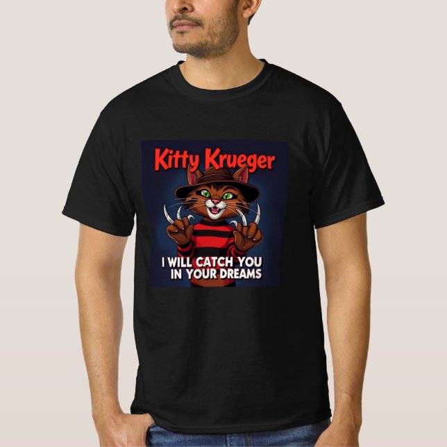 Kitty Krueger I Will Catch You In Your Dreams T-Shirt (Front)
