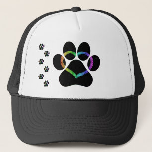 KITTY LOVE Black Trucker Hat