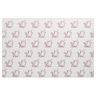 Kitty Love Fabric