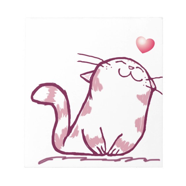 Kitty Love Notepad (Front)