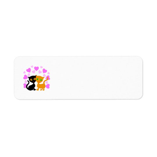 Kitty Love Return Address Label