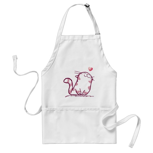 Kitty Love Standard Apron (Front)