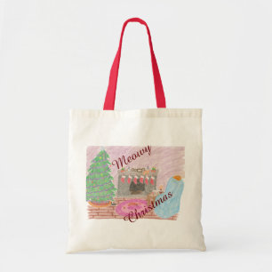Kitty-mas Mischief (christmas) Tote Bag