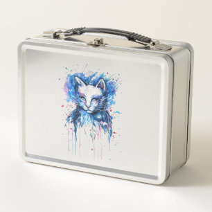 Kitty Metal Lunch Box