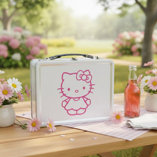 Kitty Metal Lunch Box