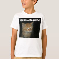 Kitty "MIND = BLOWN" Kids Organic T-Shirt