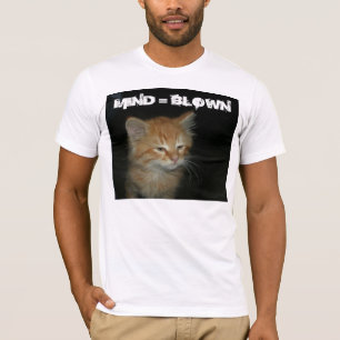 Kitty "MIND = BLOWN" Mens Crew T-Shirt