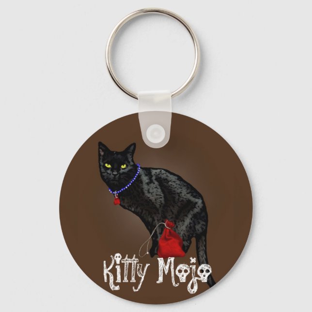 Kitty Mojo Keychain (Front)