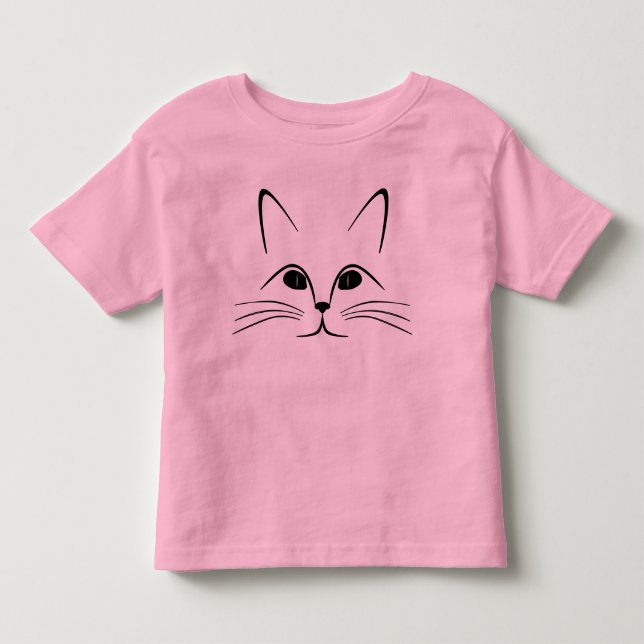 Kitty nose toddler T-Shirt (Front)