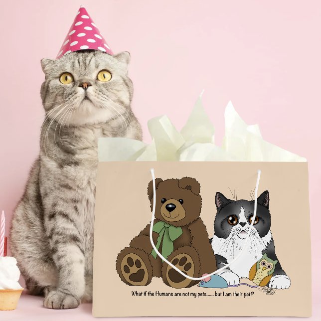 Kitty Not Pet Large Gift Bag (Creator Uploaded)