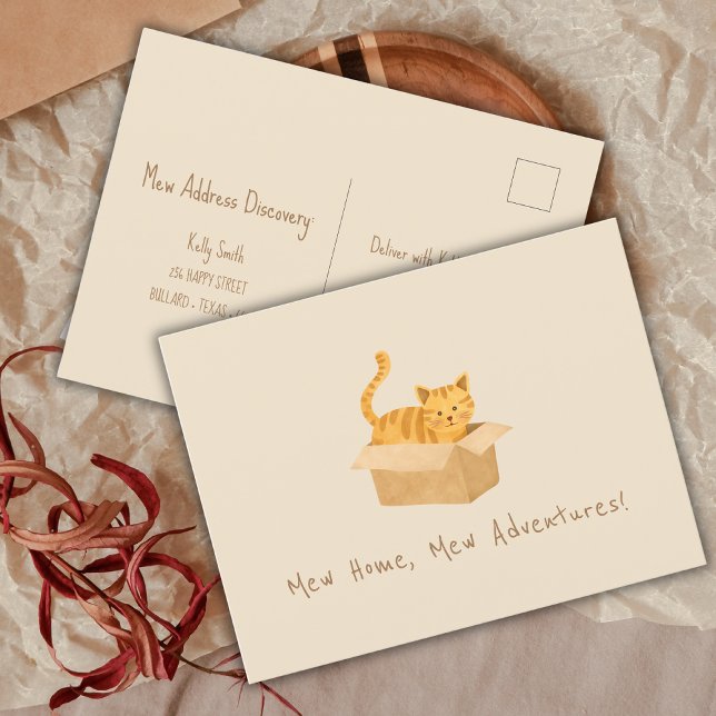 Kitty on the Move | Home Moving Postcard (Creator Uploaded)