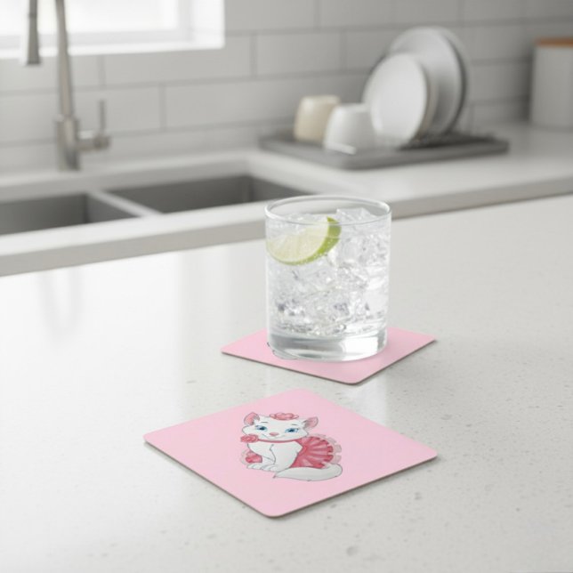 Kitty Paper Coaster (Creator Uploaded)