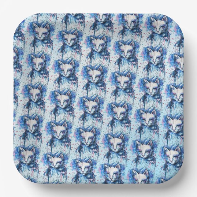 Kitty Paper Plate (Front)
