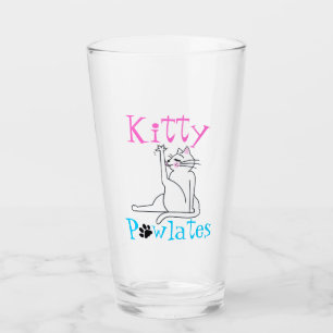 “Kitty PAWlates” Glass