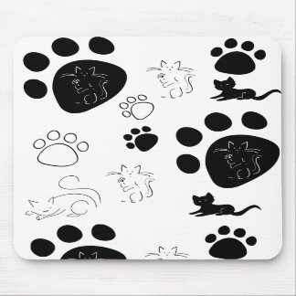 Kitty paws mousepad