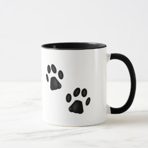 Kitty Paws Ringer Mug